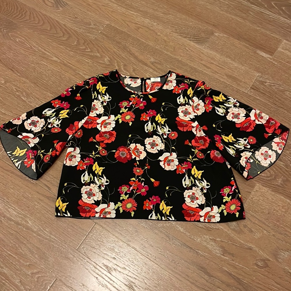 Wilfred blouse, dressy, elegant. Silky fabric, hangs beautifully.